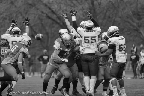 09.04.2016 Husaria Szczecin vs Warsaw Sharks fot. © www.kierunek.Szczecin.pl