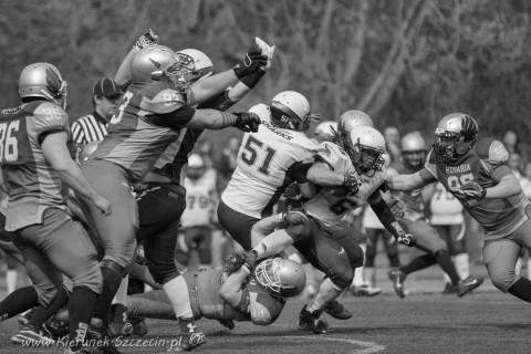 09.04.2016 Husaria Szczecin vs Warsaw Sharks fot. © www.kierunek.Szczecin.pl