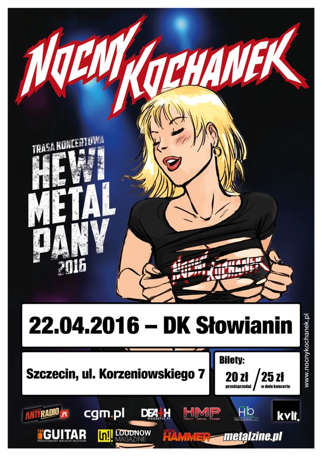 ARCHIWUM. Szczecin. Koncerty. 22.04.2016. Nocny kochanek @ Dom Kultury Słowianin