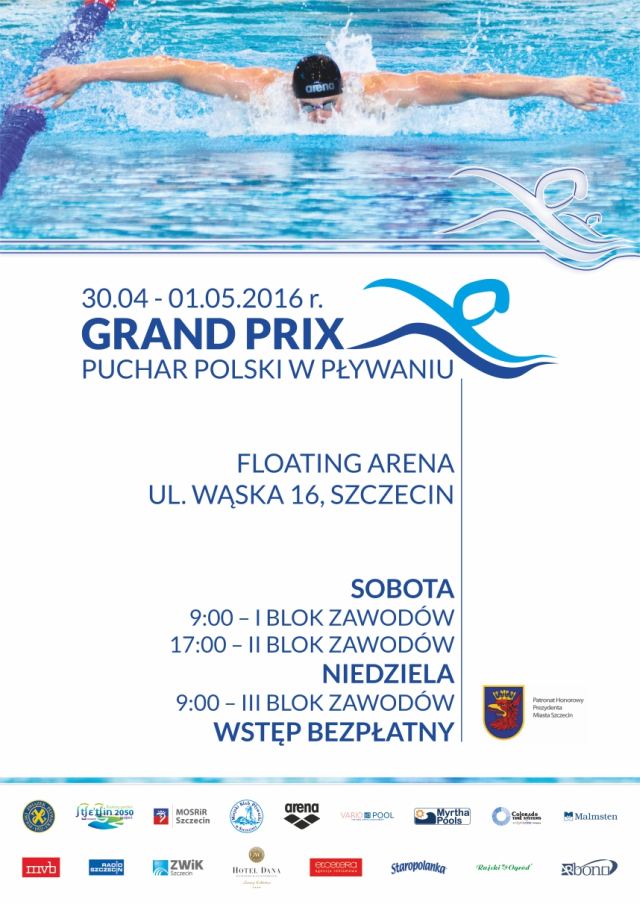 ARCHIWUM. Szczecin. SPORT. Wydarzenia. 30.04-01.05.2016. Puchar Polski w Pływaniu – Grand Prix @ Floating Arena