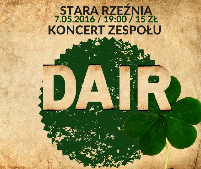 ARCHIWUM. Szczecin. Koncerty. 07.05.2016. DAIR @ Stara Rzeźnia