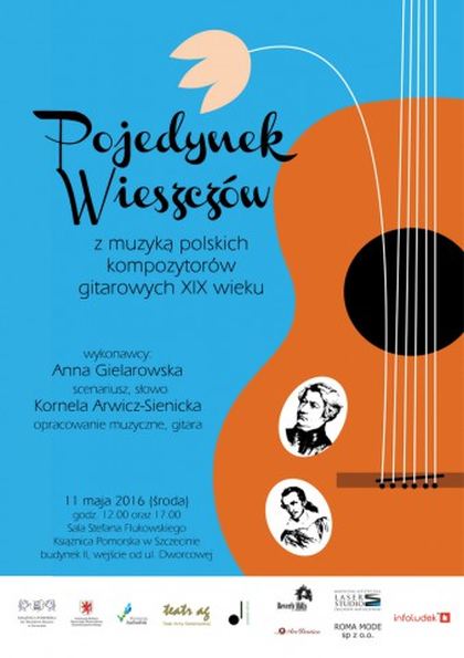 ARCHIWUM. Szczecin. Spektakle. 11.05.2016. Przedstawienie: Pojedynek Wieszczów @ Książnica Pomorska
