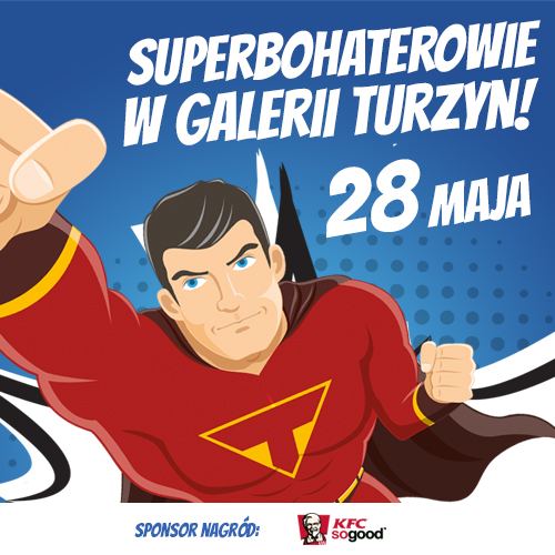 28.05.2016 Dzień Dziecka - superbohaterowie w galerii Turzyn