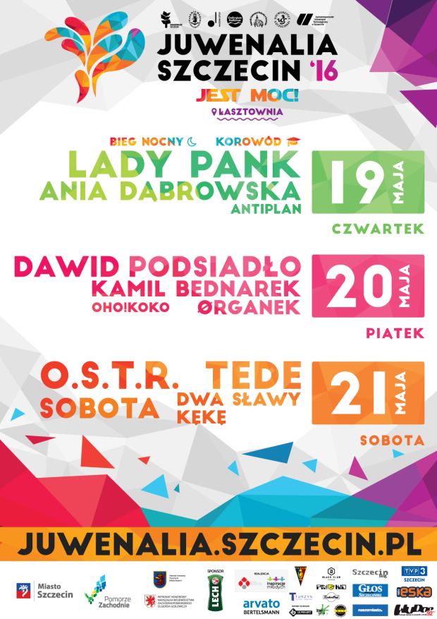 Szczecin, Juwenalia 2016, program imprezy