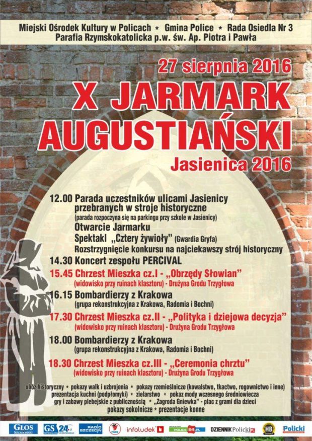 ARCHIWUM. Jasienica. Wydarzenia. Imprezy. 27.08.2016. X Jarmark Augustiański Jasienica 2016 @ Ruiny Klasztoru w Jasienicy