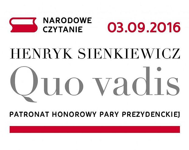 03.09.2016 Narodowe Czytanie Quo Vadis