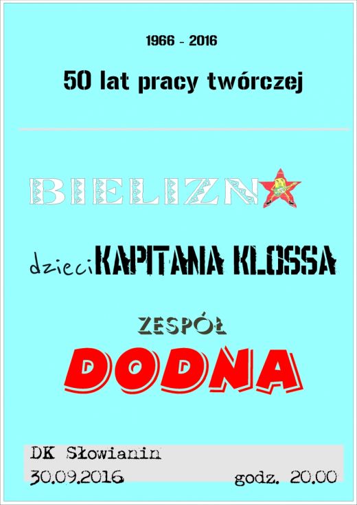 30.09.2016 koncert jubileuszowy Zespołu Dodna