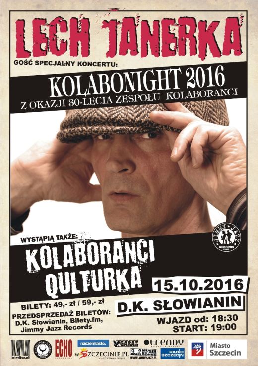 ARCHIWUM. Szczecin. Koncerty. 15.10.2016. Koncert jubileuszowy KOLABONIGHT 2016 @ Dom Kultury Słowianin