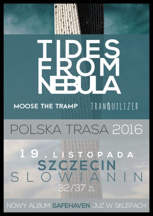 ARCHIWUM. Szczecin. Koncerty. 19.11.2016. Tides from Nebula. @ Dom Kultury Słowianin