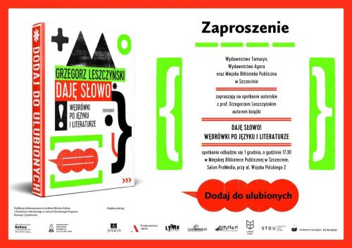 ARCHIWUM. Szczecin. Wydarzenia. 01.12.2016. Spotkanie z prof. Grzegorzem Leszczyńskim @ Biblioteka Filia nr 54 [ProMedia]