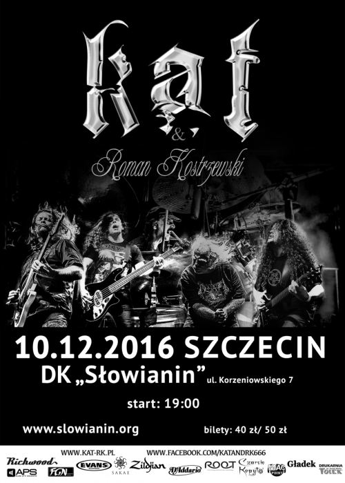 ARCHIWUM. Szczecin. Koncerty. 10.12.2016. KAT & Roman Kostrzewski @ Dom Kultury Słowianin