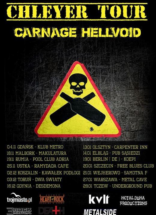 20.01.2017 koncert Carnage Chleyer, Chleyer Tour w Szczecinie