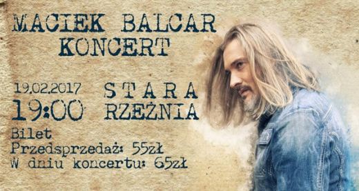 19.02.2017 Maciek Balcar koncert w Szczecinie