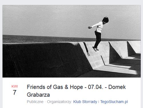 07.04.2017 koncert Friends of Gas & Hope w Szczecinie