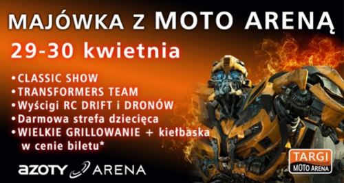 29-30.04.2017 Targi Moto Arena - majówka