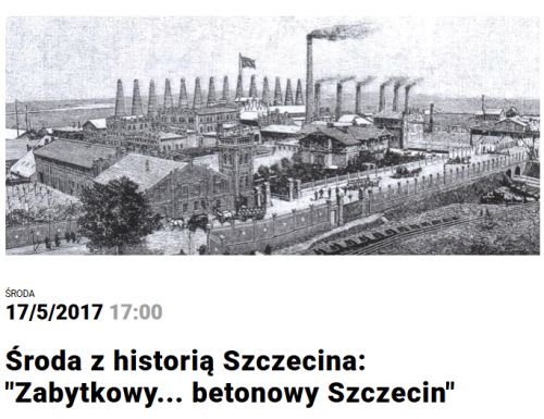 17.05.2017 środa z historią Szczecina