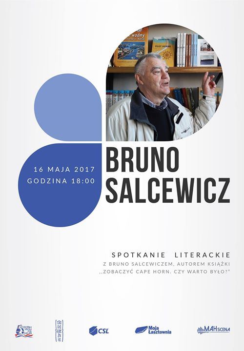 ARCHIWUM. Szczecin. Wydarzenia. 16.05.2017. Bruno Salcewicz, spotkanie literackie @ Stara Rzeźnia