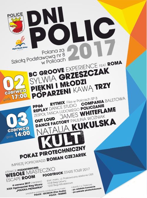 ARCHIWUM. Police. Imprezy. Koncerty. 02-03.06.2017. Dni Polic 2017 @ Police ul. Piaskowa