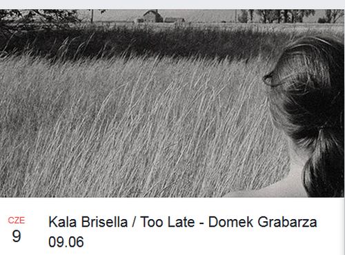 ARCHIWUM. Szczecin. Koncerty. 09.06.2017. Kala Brisella / Too Late @ Domek Grabarza