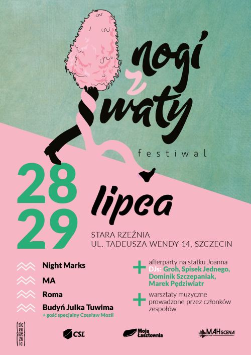 ARCHIWUM. Szczecin. Koncerty. Wydarzenia. 27-28.07.2017. Festiwal nogi z waty @ Stara Rzeźnia