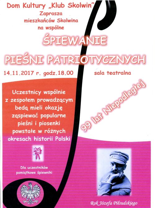 14.11.2017 koncert pieśni patriotycznych