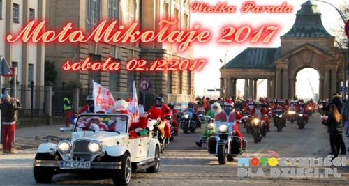 ARCHIWUM. Szczecin. Imprezy. Wydarzenia. 02.12.2017 Wielka Parada Motomikołajów 2017 @ Wały Chrobrego