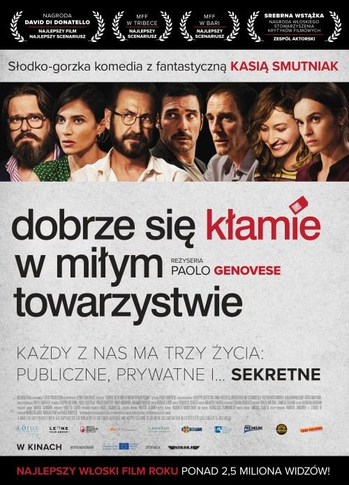 ARCHIWUM. Szczecin. Wydarzenia. Projekcje filmowe. 04.08.2018. Kino pod Chmurką – Dobrze się kłamie w miłym towarzystwie @ Galeria Kaskada