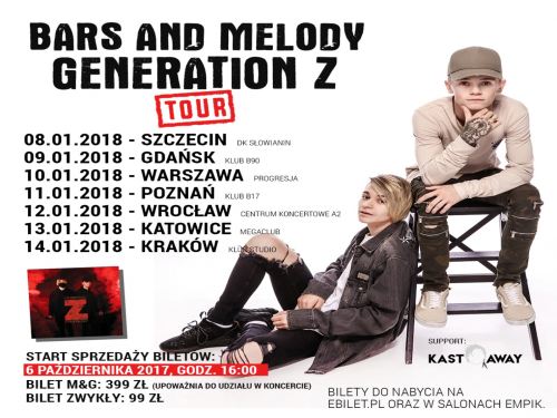 ARCHIWUM. Szczecin. Koncerty. 08.01.2018. Bars and Melody @ Dom Kultury Słowianin