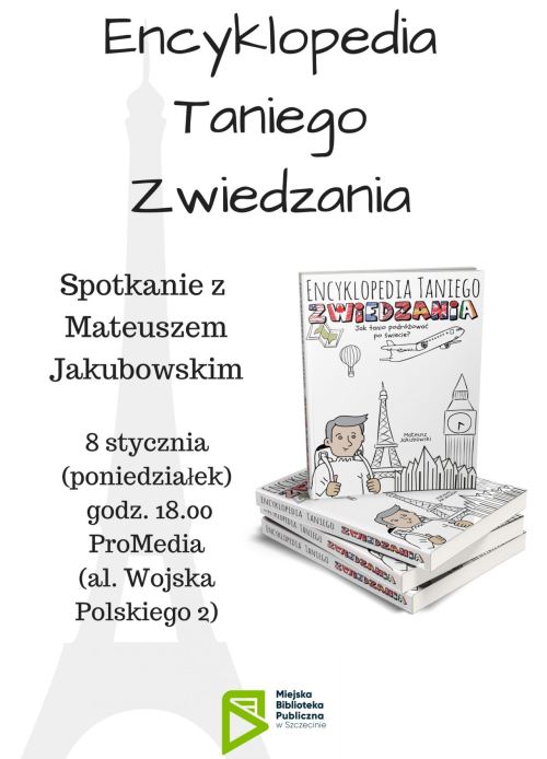 ARCHIWUM. Szczecin. Wydarzenia. 08.01.2018. Spotkanie autorskie z Mateuszem Jakubowskim @ Biblioteka Filia nr 54 [ProMedia]