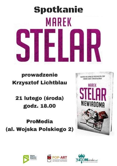 ARCHIWUM. Szczecin. Wydarzenia. 21.02.2018. Spotkanie autorskie z Markiem Stelarem @ Biblioteka Filia nr 54 [ProMedia]