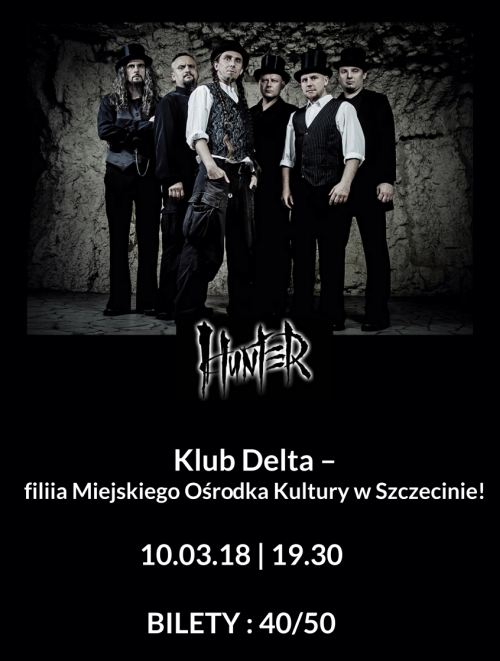 10.03.2018 koncert Hunter w Szczecinie