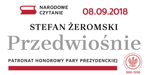 ARCHIWUM. Szczecin. Wydarzenia. 08.09.2018. Narodowe Czytanie – Przedwiośnie Stefana Żeromskiego @ Szczecin