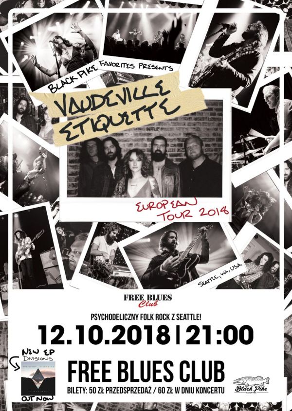 12.10.2018 Vaudeville Etiquette, koncert w Szczecinie