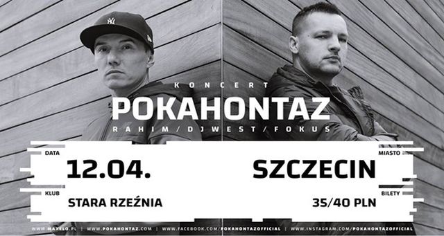 ARCHIWUM. Szczecin. Koncerty. 12.04.2019. Pokahontaz @ Stara Rzeźnia