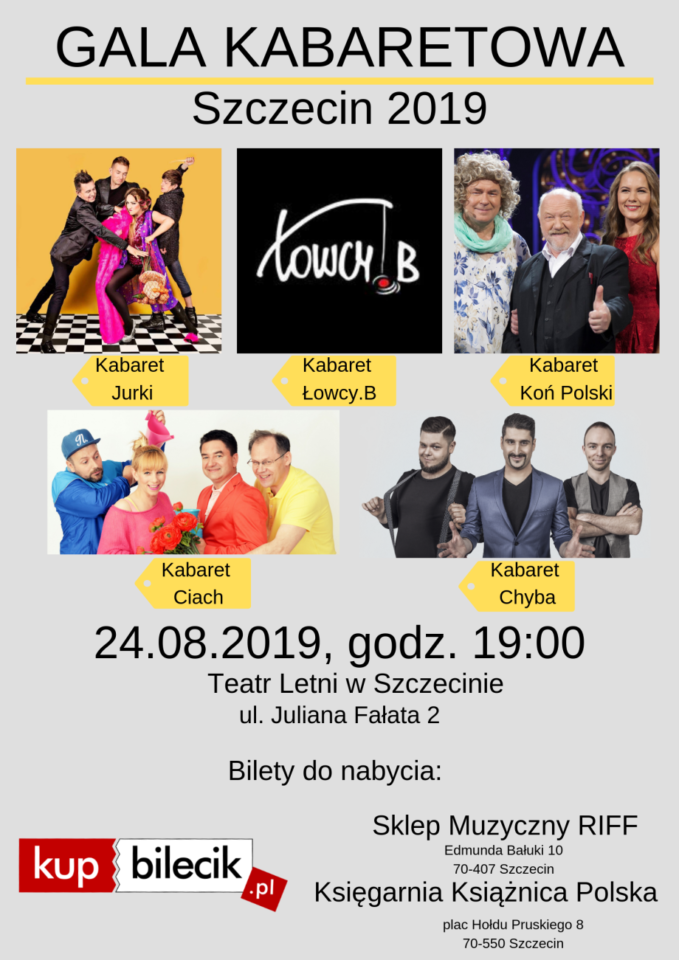 24.08.2019 Gala Kabaretowa - Szczecin 2019