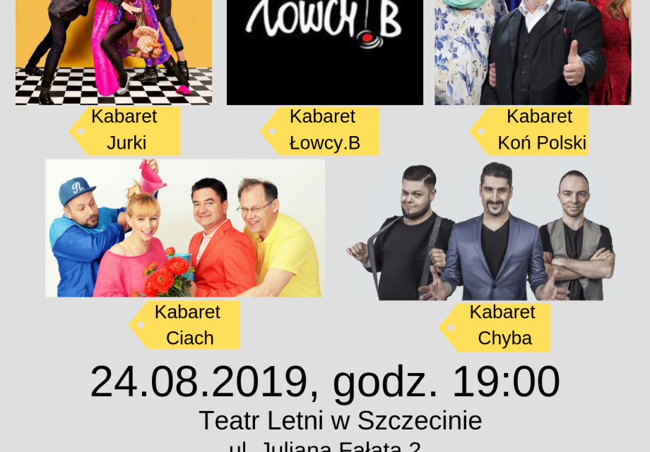 ARCHIWUM. POLECAMY! Szczecin. Imprezy. Wydarzenia. 24.08.2019. Gala Kabaretowa – Szczecin 2019 @ Teatr Letni /Amfiteatr ARCHIWUM. POLECAMY! Szczecin. Imprezy. Wydarzenia. 24.08.2019. Gala Kabaretowa – Szczecin 2019 @ Teatr Letni /Amfiteatr