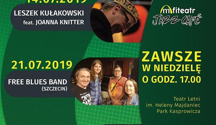 ARCHIWUM. Szczecin. Koncerty. 14.07.2019. Amfiteatr Jazz Café: Leszek Kułakowski & Joanna Knitter @ Teatr Letni /Amfiteatr