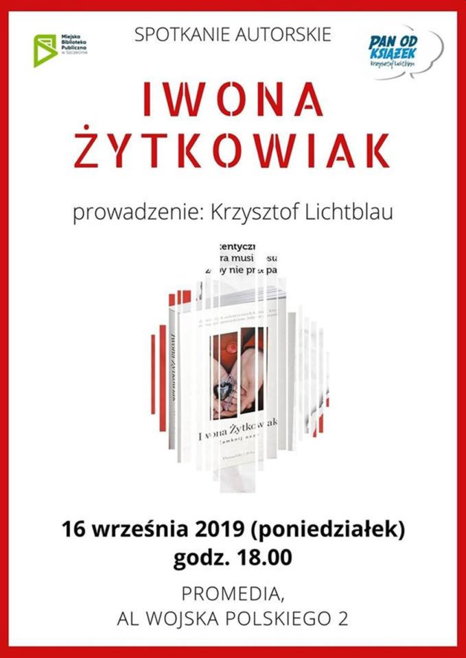 16.09.2019 spotkanie autorskie z Iwoną Żytkowiak