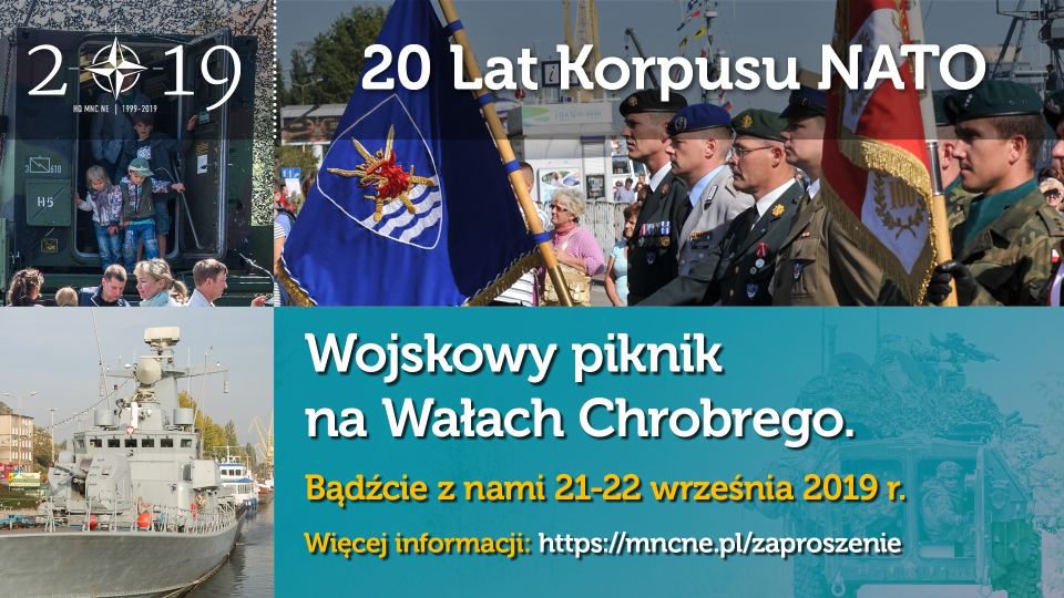 21-22.09.2019 20 lat NATO w Szczecinie program obchodów