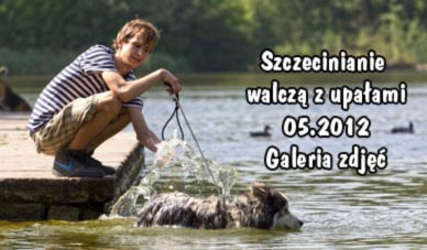 Szczecin. Fotoreportaż. 05.2012. Szczecinian sposoby na upały