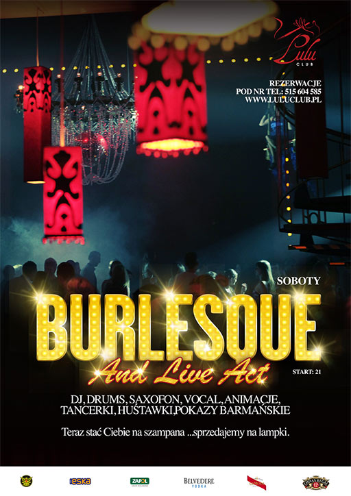 ARCHIWUM. Szczecin. IMPREZY. 24.01.2015. Burlesque and Live Act – Maya Koterba @ Lulu Club