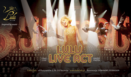 ARCHIWUM. Szczecin. Imprezy. 12.12.2014. Lulu Live Act – Inspired by Music @ Lulu Club