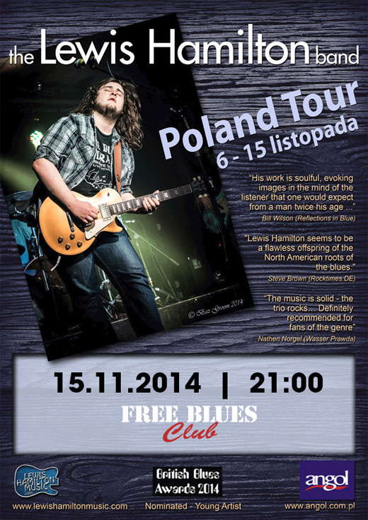 Szczecin, koncerty, weekend, FBC, Free Blues Club, Lewis Hamilton Band, w Szczecinie