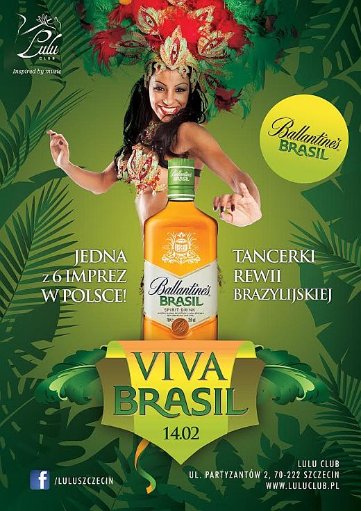 ARCHIWUM. Szczecin. Imprezy. 14.02.2015. Viva Brasil @ Lulu Club