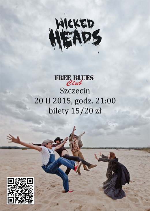 ARCHIWUM. Szczecin. Koncerty. 20.02.2015. Wicked Heads @ Free Blues Club