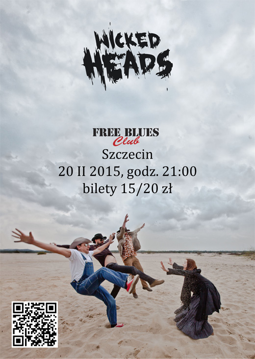 Szczecin, weekend, koncerty, Wicked Heads, Free Blues Club, w Szczecinie