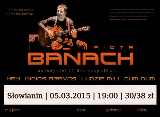ARCHIWUM. Szczecin. Koncerty. 05.03.2015. Banach- koncert jubileuszowy @ Dom Kultury Słowianin