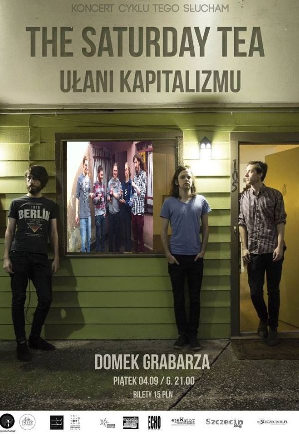 ARCHIWUM. Szczecin. Koncerty. 04.09.2015. The Saturday Tea + Ułani Kapitalizmu @ Domek Grabarza