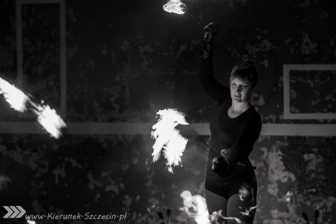 Szczecin, kierunek Szczecin, Teatr Ognia Lascar, fotoreportaż, zakończenie lata, galeria zdjęć, Lascar, ogień, fotografie