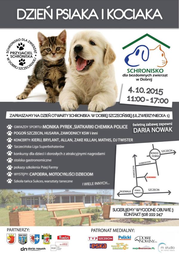 ARCHIWUM. Dobra Szczecińska. Wydarzenia. 04.10.2015. Dzień Psiaka i Kociaka @ Schronisko w Dobrej Szczecińskiej ARCHIWUM. Dobra Szczecińska. Wydarzenia. 04.10.2015. Dzień Psiaka i Kociaka @ Schronisko w Dobrej Szczecińskiej